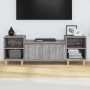 Mobile TV Grigio Sonoma 160x35x55 cm in Legno Multistrato