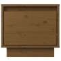 Comodini 2 pz Miele 35x34x32 cm in Legno Massello di Pino