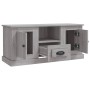 Mobile TV Grigio Sonoma 100x35,5x45 cm in Legno Multistrato