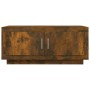 Tavolino da Salotto Rovere Fumo 102x50x45 cm Legno Multistrato