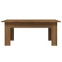 Tavolino Salotto Rovere Marrone 100x60x42 cm Legno Multistrato