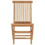 Sedie da Giardino Pieghevoli 8 pz in Legno Massello di Teak