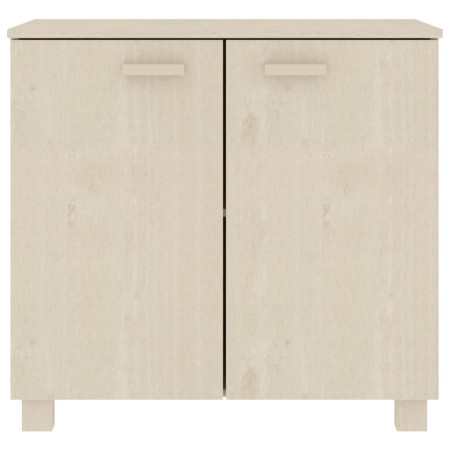 Credenza HAMAR Miele 85x35x80 cm in Legno Massello di Pino