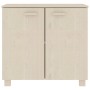 Credenza HAMAR Miele 85x35x80 cm in Legno Massello di Pino