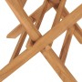 Sedie da Giardino Pieghevoli 8 pz in Legno Massello di Teak