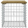 Panca da Giardino Design Gabbione 43x44x42 cm Pino Impregnato