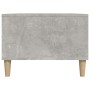 Tavolino Salotto Grigio Cemento 90x50x36,5 cm Legno Multistrato