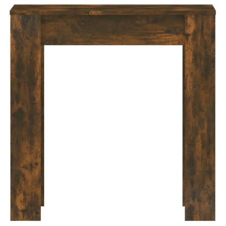 Tavolo da Pranzo Rovere Fumo 140x74,5x76 cm Legno Multistrato