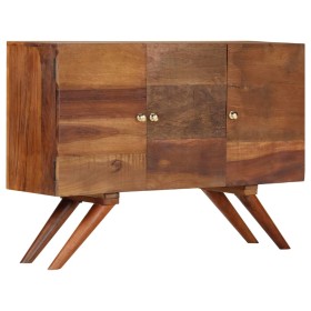 Credenza in Legno Massello di Recupero 110x30x75 cm Marrone