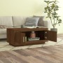 Tavolino Salotto Rovere Marrone 102x50x45 cm Legno Multistrato