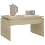 Tavolino da Salotto Rovere Sonoma 68x50x38 cm Legno Multistrato