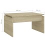 Tavolino da Salotto Rovere Sonoma 68x50x38 cm Legno Multistrato