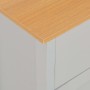 Credenza Grigia 112x35x81 cm