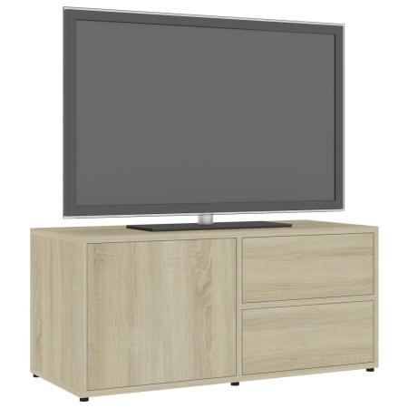 Mobile Porta TV Rovere Sonoma 80x34x36 cm Legno Multistrato