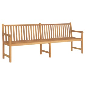 Panca da Giardino 228 cm in Legno Massello di Teak