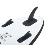 Set Tavola Gonfiabile da SUP Nero e Bianco