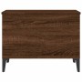 Tavolino Salotto Rovere Marrone 60x44,5x45 cm Legno Multistrato