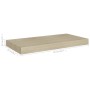 Scaffali a Parete 2 pz Rovere 50x23x3,8 cm in MDF