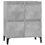 Credenza Grigio Cemento 60x35x70 cm in Legno Multistrato