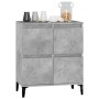 Credenza Grigio Cemento 60x35x70 cm in Legno Multistrato