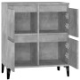 Credenza Grigio Cemento 60x35x70 cm in Legno Multistrato