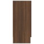 Mobile Vetrina Rovere Marrone 120x30,5x70 cm Legno Multistrato