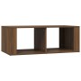 Tavolino da Salotto Rovere Marrone100x50x36cm Legno Multistrato