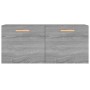 Mobile Parete Grigio Sonoma 80x35x36,5 cm in Legno Multistrato