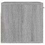 Mobile Parete Grigio Sonoma 80x35x36,5 cm in Legno Multistrato