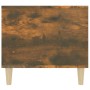 Tavolino da Salotto Rovere Fumo 90x49x45 cm Legno Multistrato