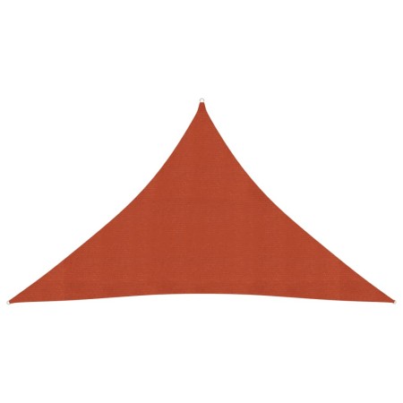 Vela Parasole 160 g/m² Terracotta 3,5x3,5x4,9 m in HDPE