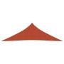 Vela Parasole 160 g/m² Terracotta 3,5x3,5x4,9 m in HDPE