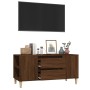 Mobile Porta TV Rovere Marrone 102x44,5x50 cm Legno Multistrato