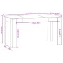 Tavolo da Pranzo Rovere Sonoma 140x74,5x76 cm Legno Multistrato