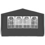 Gazebo Professionale con Pareti 4x6 m Antracite 90 g/m²