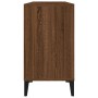 Mobile Lavabo Rovere Marrone 80x33x60 cm in Legno Multistrato