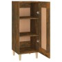 Credenza Rovere Fumo 34,5x34x90 cm in Legno Multistrato