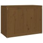 Contenitore per Bucato Miele 88,5x44x66 cm Legno Massello Pino