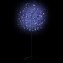 Albero di Natale 120 LED Blu Ciliegio in Fiore 150 cm