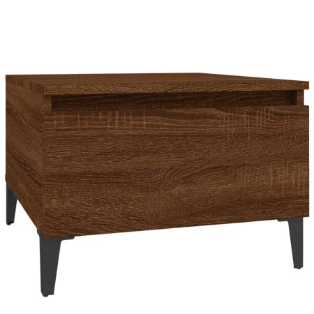 Tavolino da Salotto Rovere Marrone 50x46x35cm Legno Multistrato