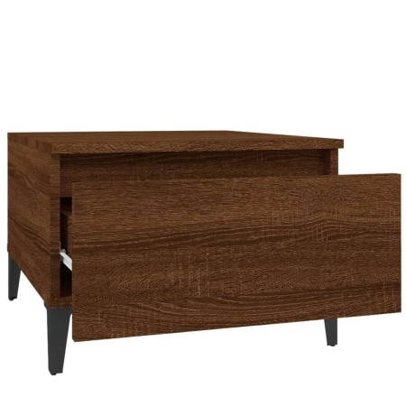 Tavolino da Salotto Rovere Marrone 50x46x35cm Legno Multistrato