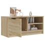 Mobile Porta TV Rovere Sonoma 80x35x36,5cm in Legno Multistrato