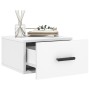 Comodini a Muro 2 pz Bianchi 35x35x20 cm