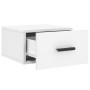 Comodini a Muro 2 pz Bianchi 35x35x20 cm