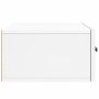 Comodini a Muro 2 pz Bianchi 35x35x20 cm