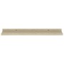 Mensole da Parete 4 pz Rovere Sonoma 60x9x3 cm