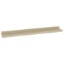 Mensole da Parete 4 pz Rovere Sonoma 60x9x3 cm