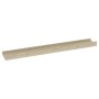 Mensole da Parete 4 pz Rovere Sonoma 60x9x3 cm