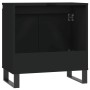 Mobile da Bagno Nero 58x33x60 cm in Legno Multistrato