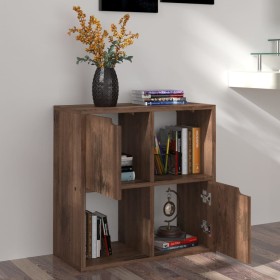 Libreria Rovere Fumo 60x27,5x59,5 cm in Legno Multistrato